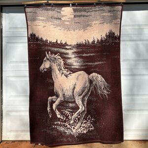 Vintage Lintex International Reversible Acrylic Horse Blanket